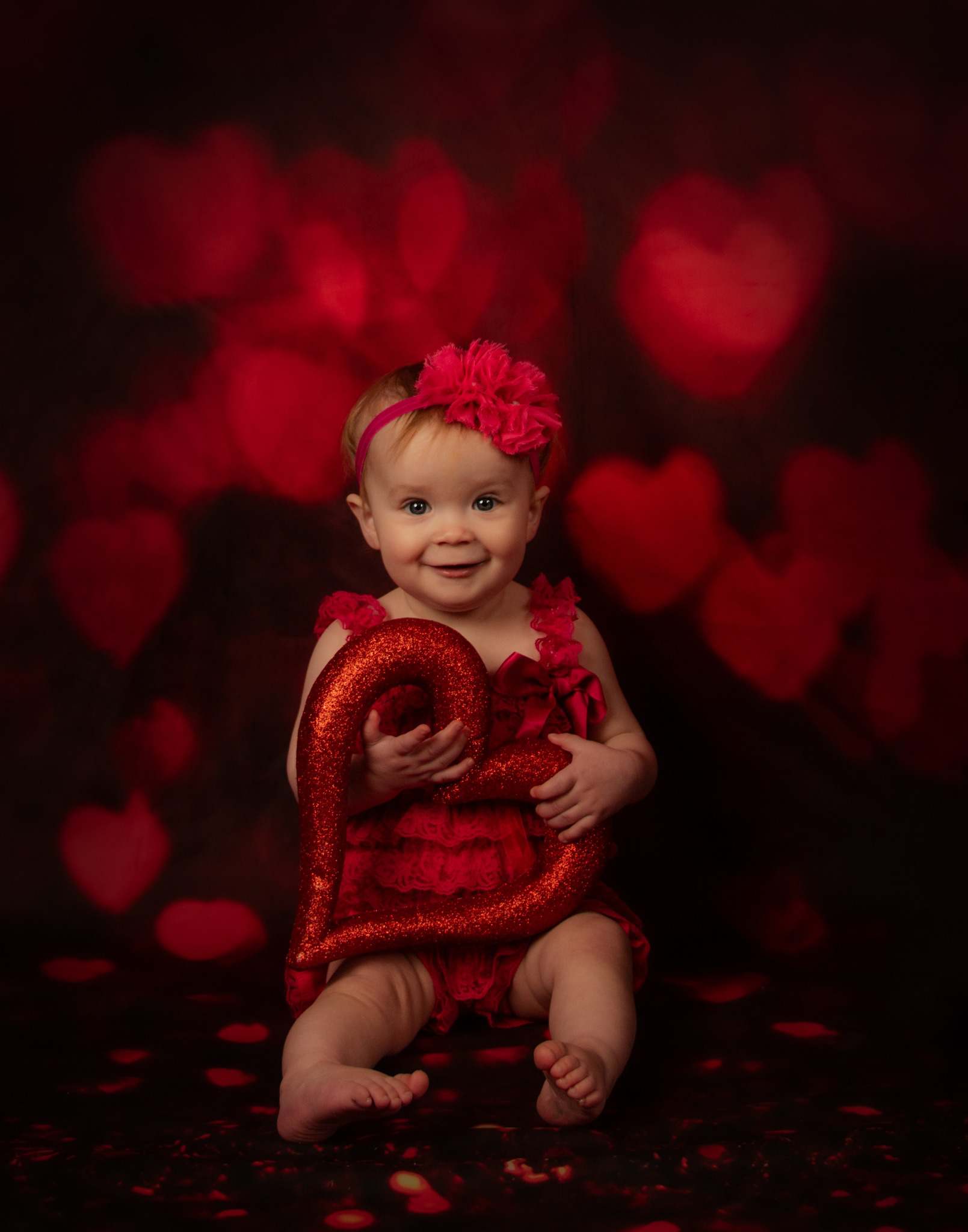 Kate Bokeh Liebe Rot Hintergrund für Fotografie