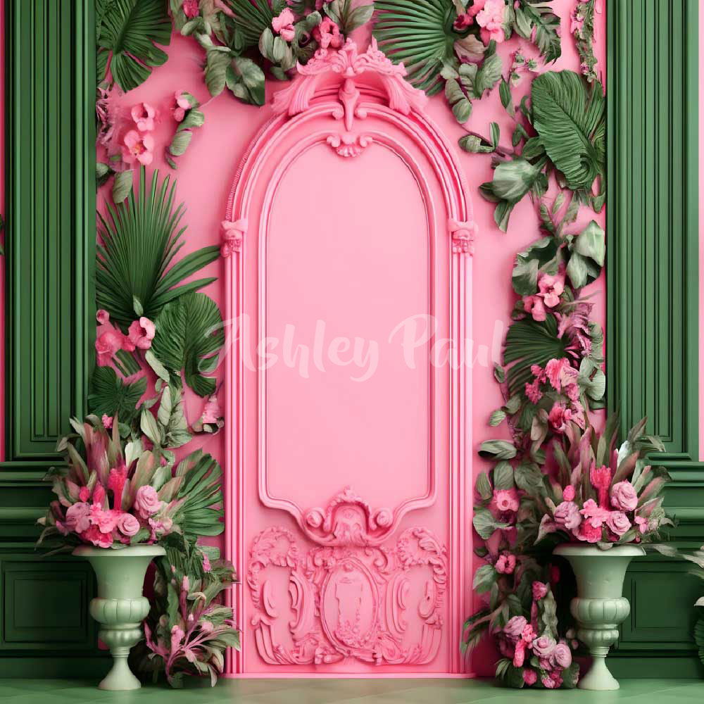 Kate Tropicaldolly Wall Fantasie Puppe Hintergrund von Ashley Paul