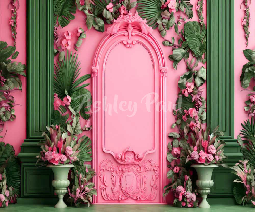 Kate Tropicaldolly Wall Fantasie Puppe Hintergrund von Ashley Paul