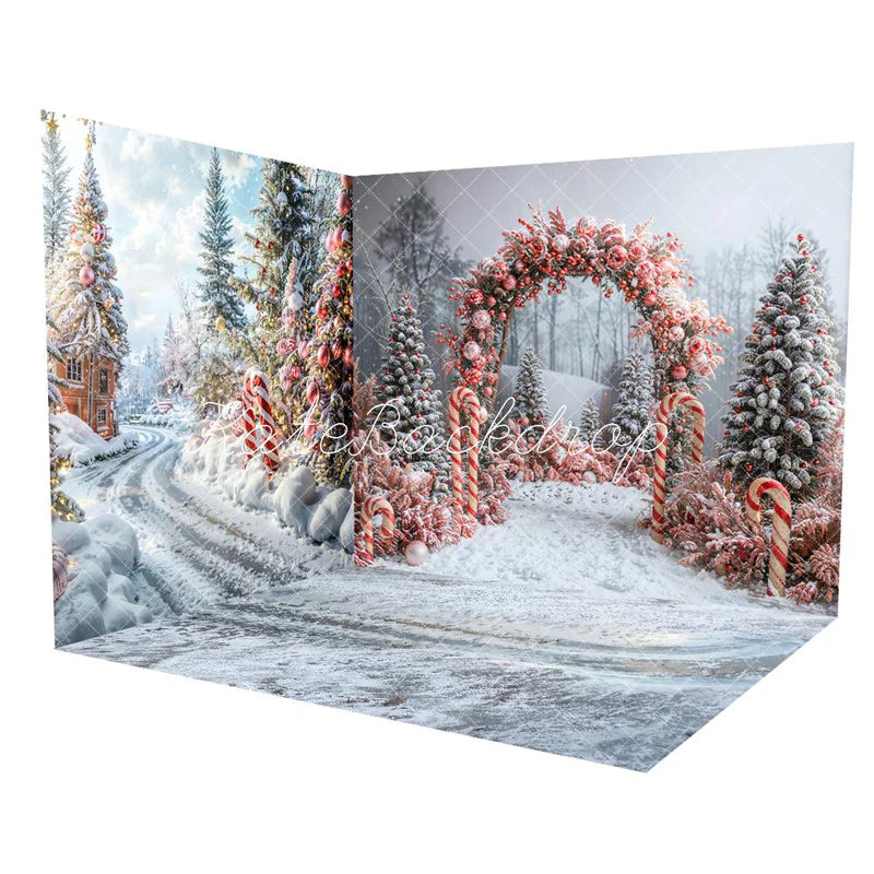 Kate Winterwald Weihnachten-Baum Blume Dekoration Bogen Zimmer Set