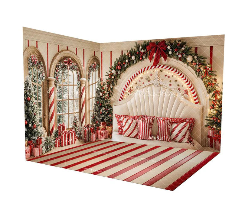 Kate Weihnachten - Geschenk Fenster Kopfteil Candy Style Zimmer Set