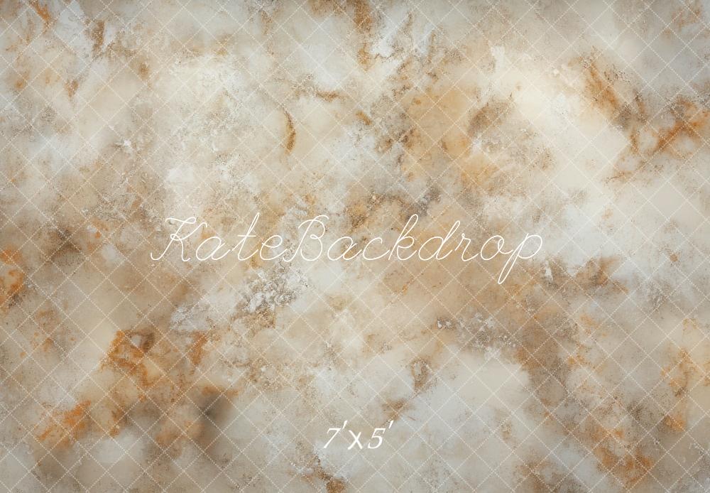 Kate Abstrakte Textur Marmor Beige Boden hintergrund Entworfen von Mini MakeBelieve