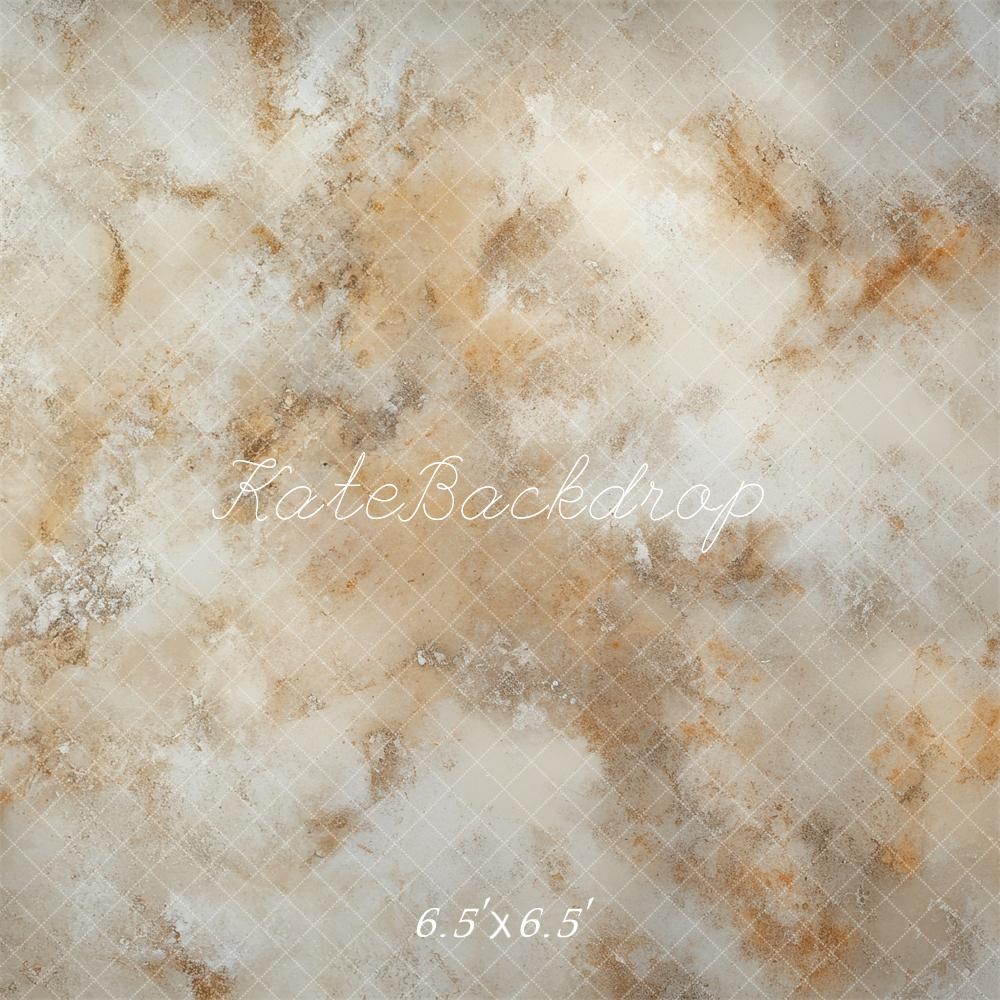 Kate Abstrakte Textur Marmor Beige Boden hintergrund Entworfen von Mini MakeBelieve