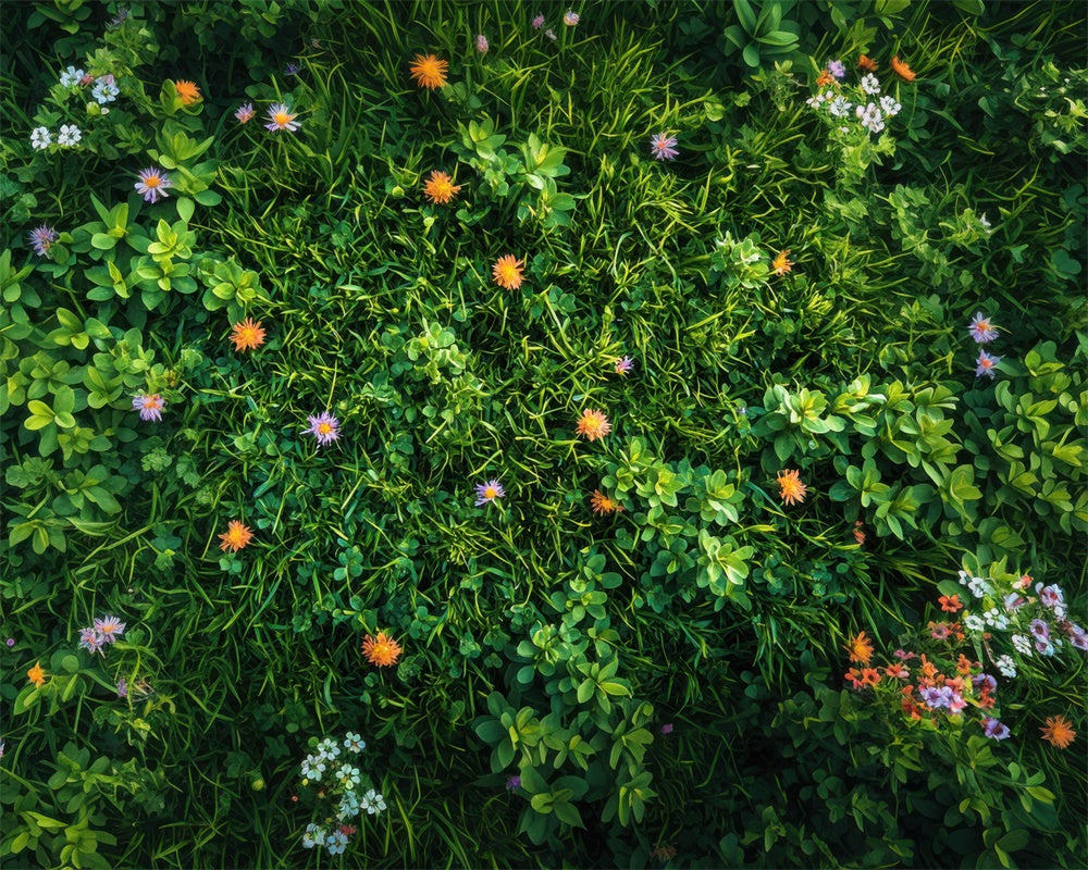 Kate Frühling Blume Begrünung Gras Gummibodenmatte für Fotografie von Mini MakeBelieve