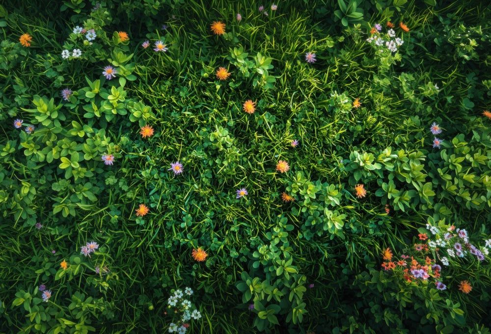 Kate Frühling Blume Begrünung Gras Gummibodenmatte für Fotografie von Mini MakeBelieve