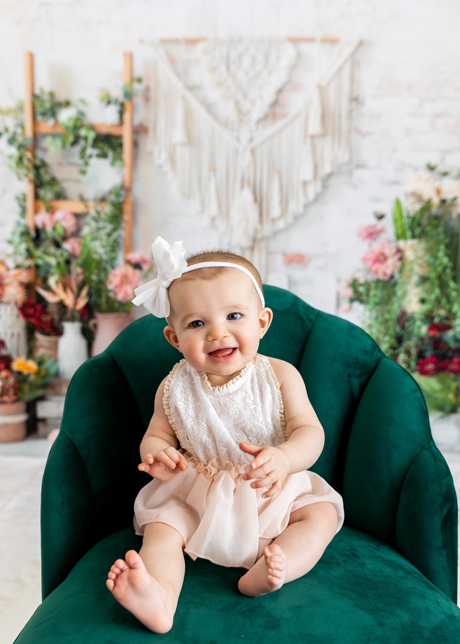 Kate Frühling Boho Blume Hintergrund von Emetselch