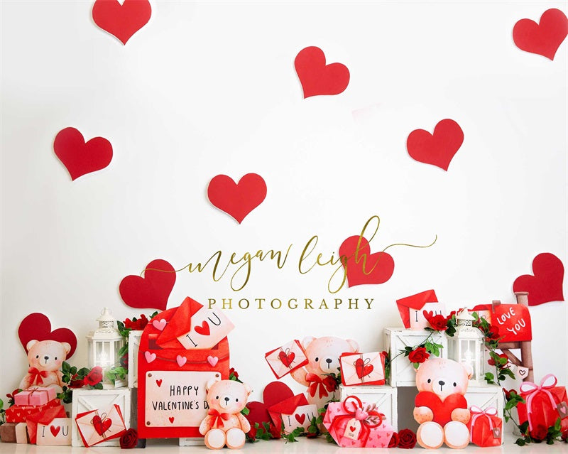 Kate Valentine's Day Liebesbriefe Hintergrund von Megan Leigh Photography