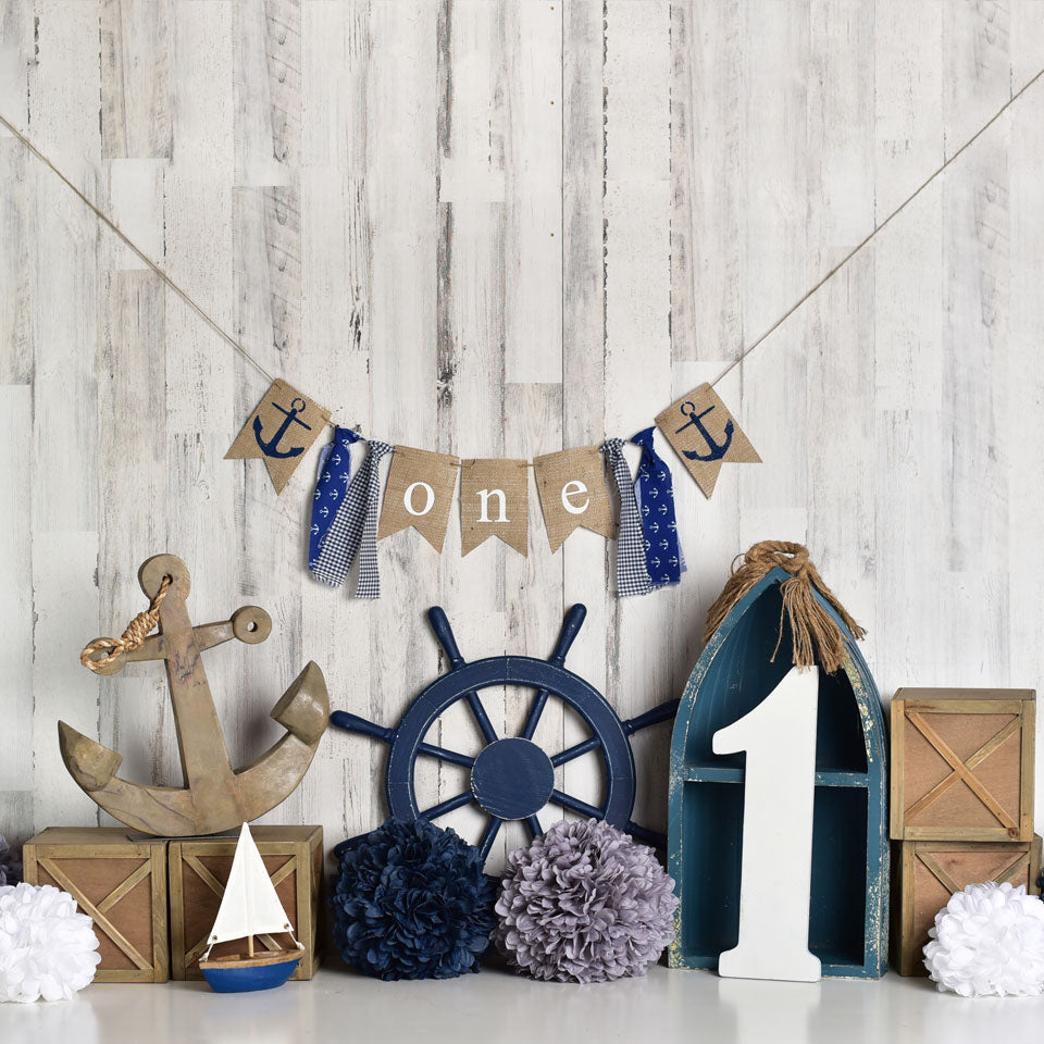 Kate Rudder Anchor Sailor Kinder Kulisse für den Sommerkuchen Smash Designed by Mandy Ringe Photography - Kate Backdrop.de