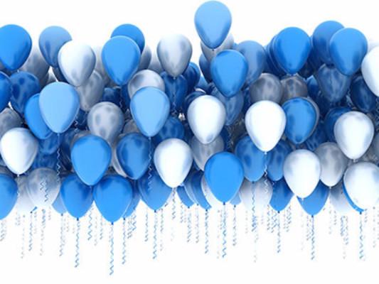 Katebackdrop：Kate Blue Balloon For Children Birthday Or Party Holiday Photo Backdrops